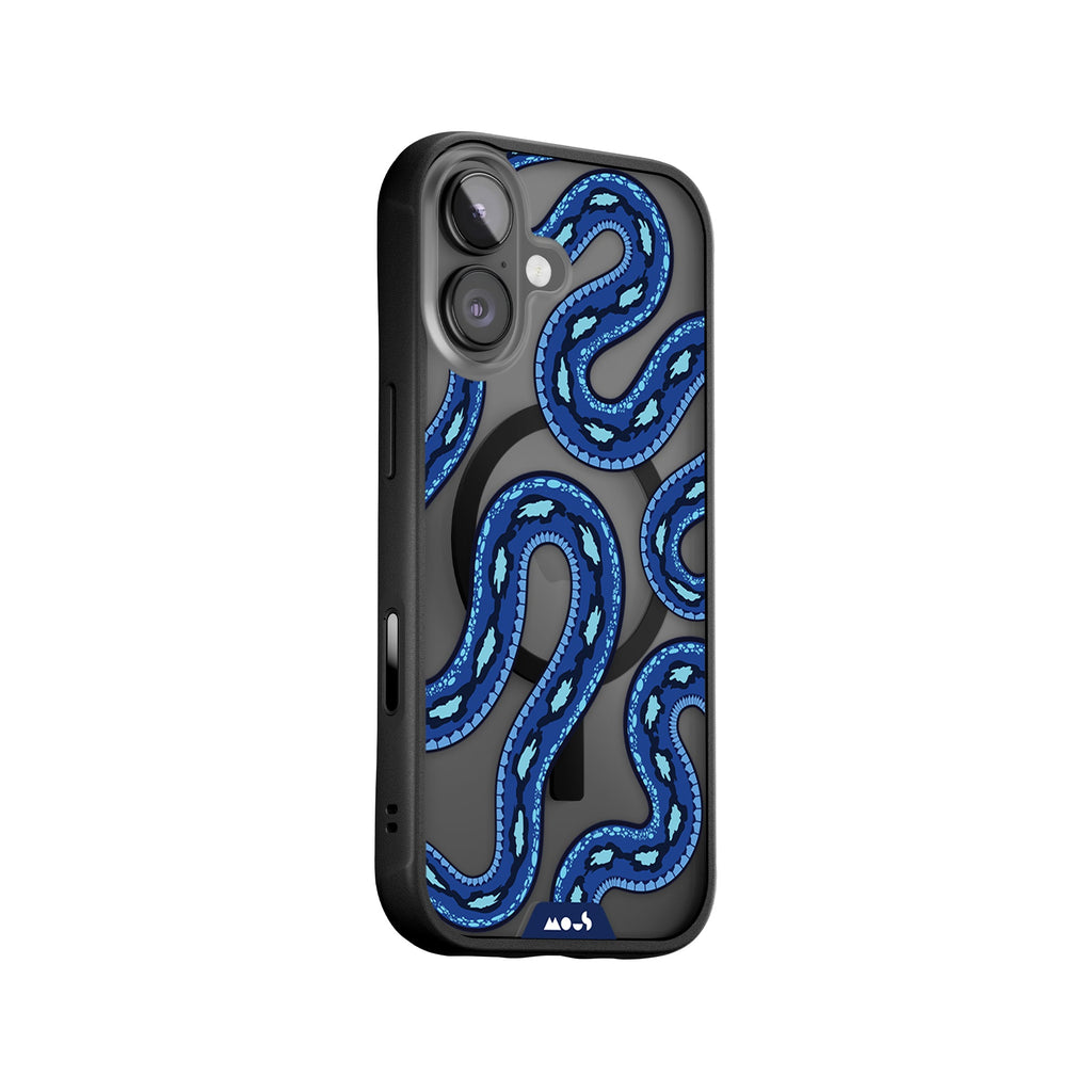 snake phone case Blue Viper Protective Phone Case