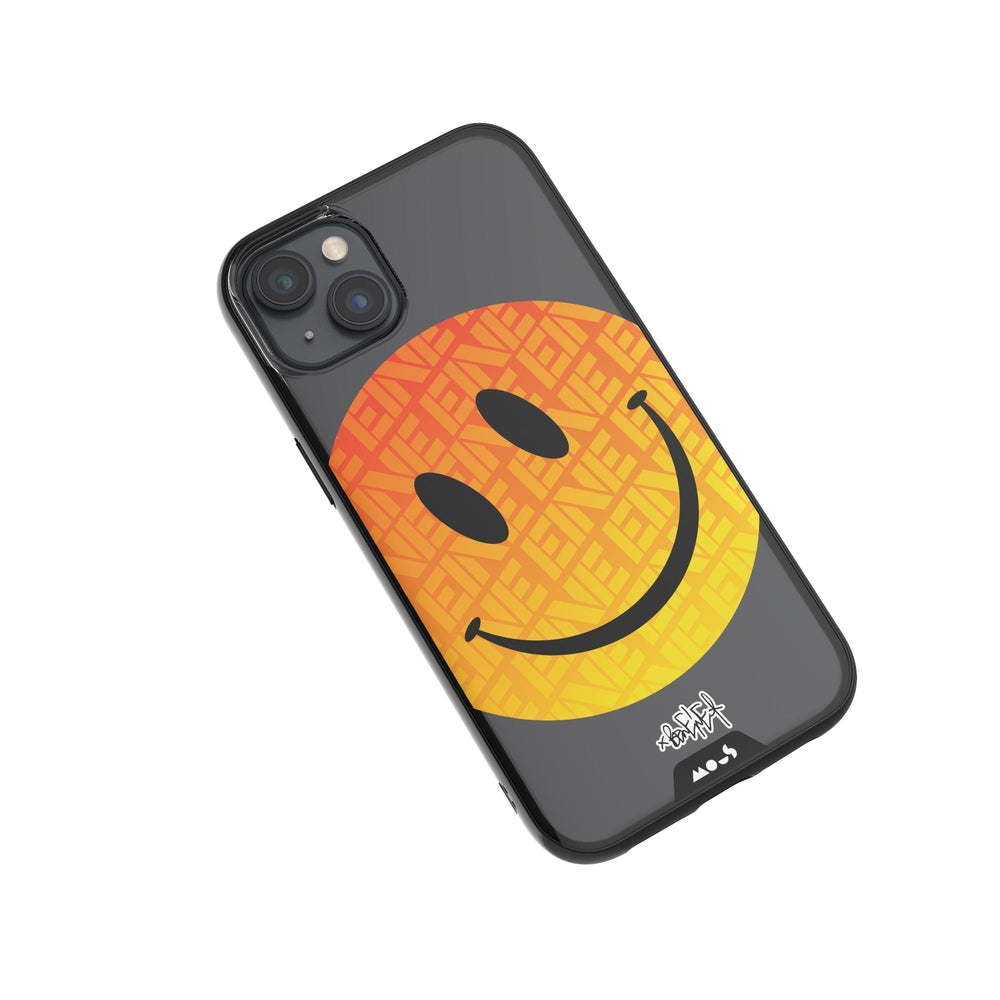 Ben Eine Orange Smiley Face Clear Protective Case | iPhone 14 Plus,iPhone 14,iPhone 15,iPhone 15 Plus