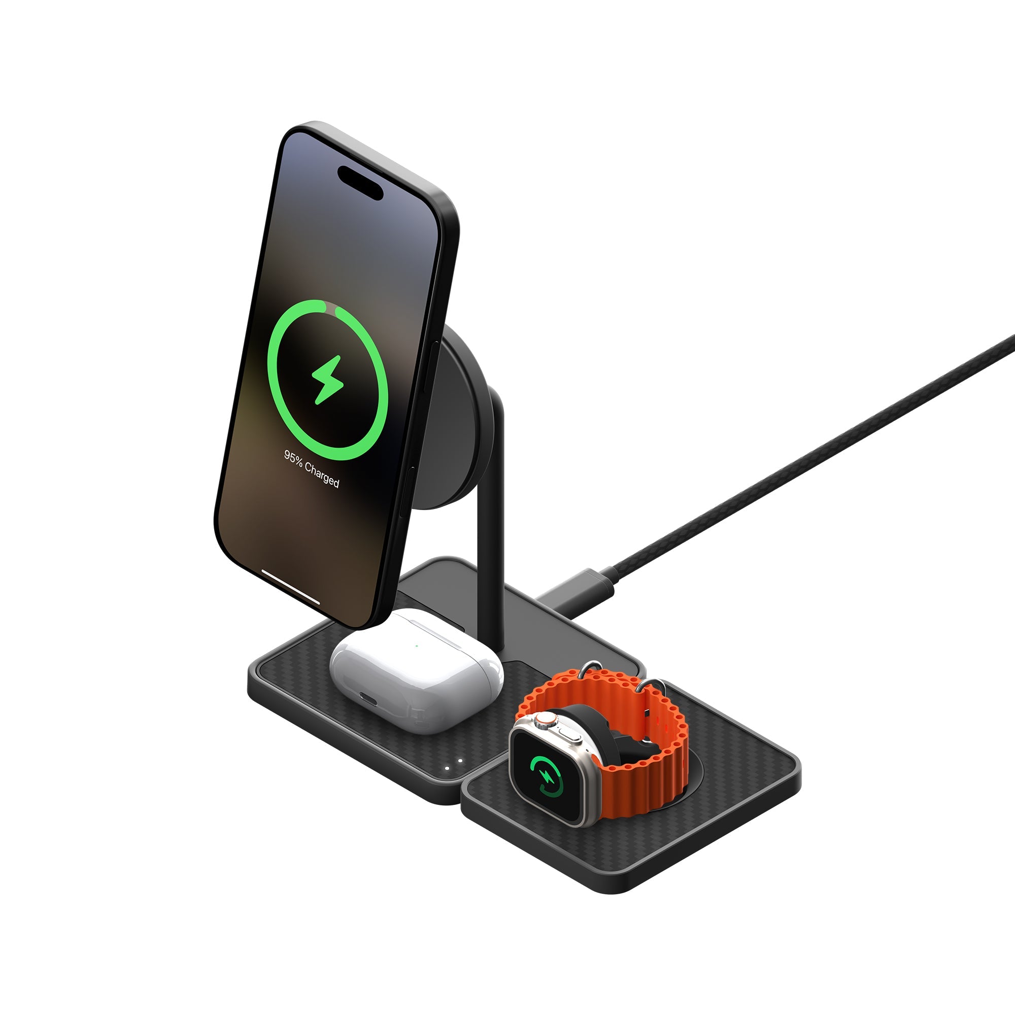 Mous in Charging Stand with Qi2 and Apple Technology