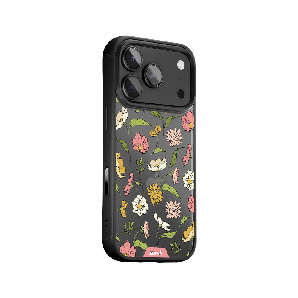 Floral Pink Protective Phone Case - Flowers