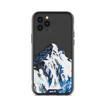Clear Protective Phone Case Transparent Qi Wireless Charging Snow Mountain K2 Henry Fraser Design |