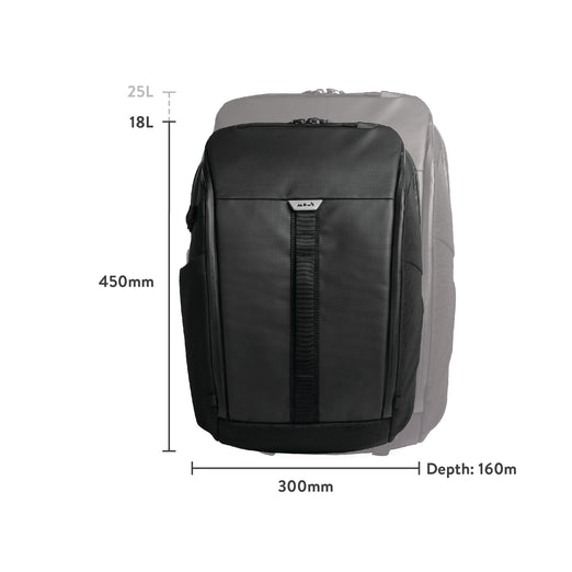 Protective Waterproof Backpack Everyday Zip Bag Commuter