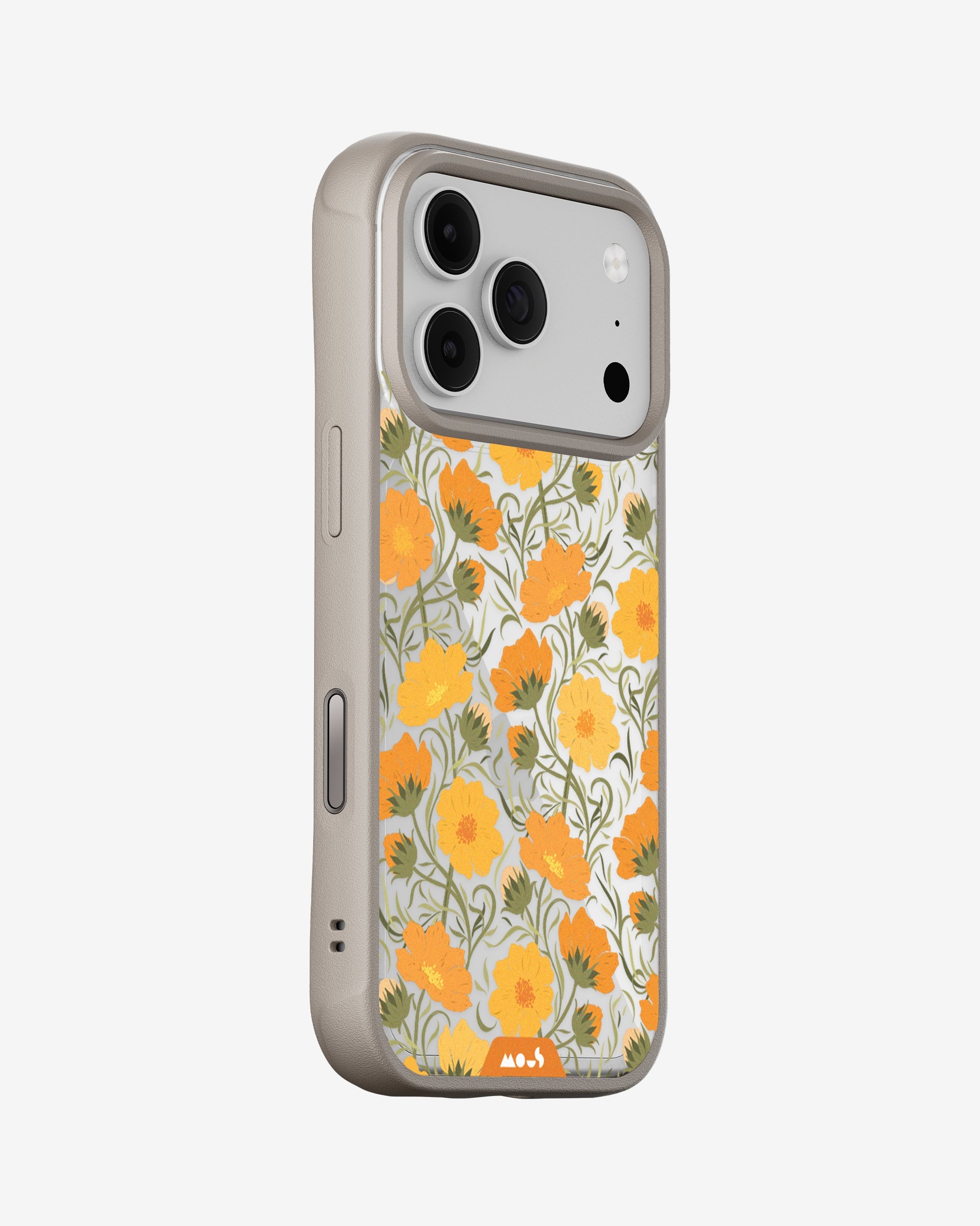 Mous | Cosmos Orange Protective Phone Case - Flowers