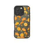 Flowers Printed Phone Case – Cosmos Orange