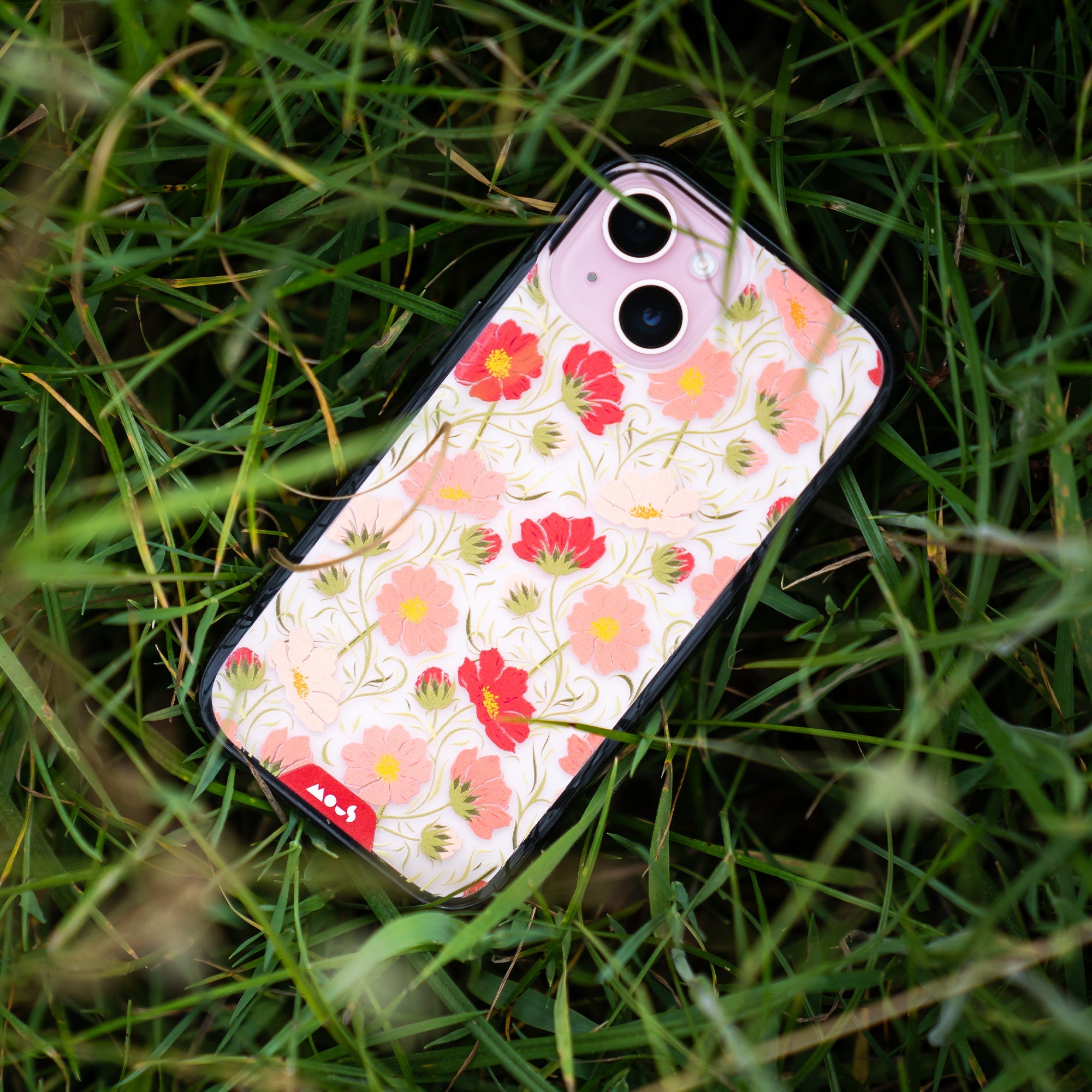 Mous | Flowers Printed Phone Case – Cosmos Pink