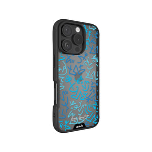 Lucas Beaufort Blue Printed Phone Case