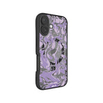 Marbled Lilac Purple MagSafe® Compatible Phone Case - Clarity 2.0