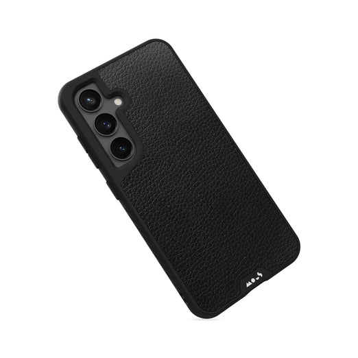 Limitless 5.0 Black Leather magnetic case for Galaxy S24 & S24 Plus with MagSafe® technology - unbeatable protection and seamless compatibility