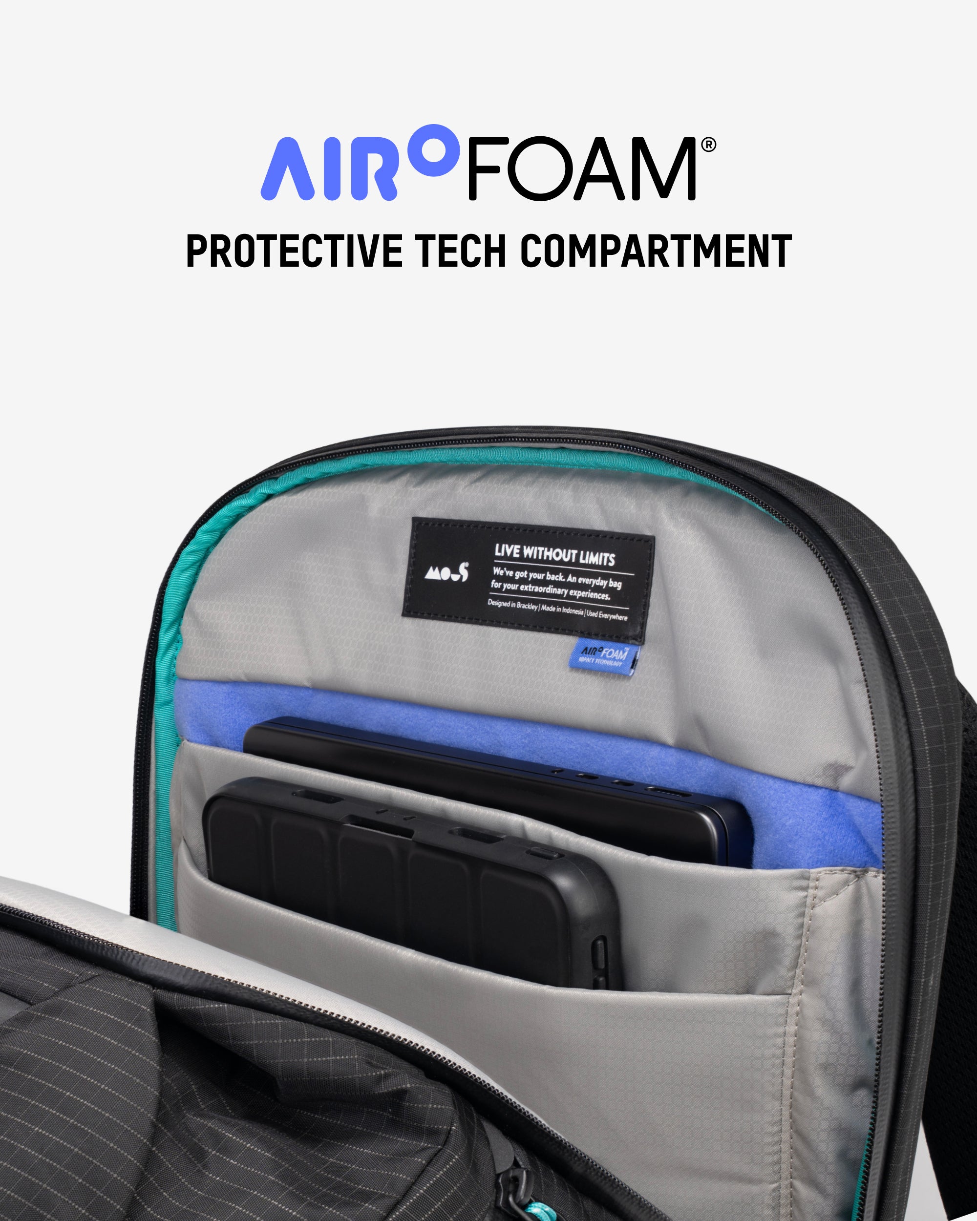 Mous | UltraTex Technology - Protective Lid Backpack with UltraTex