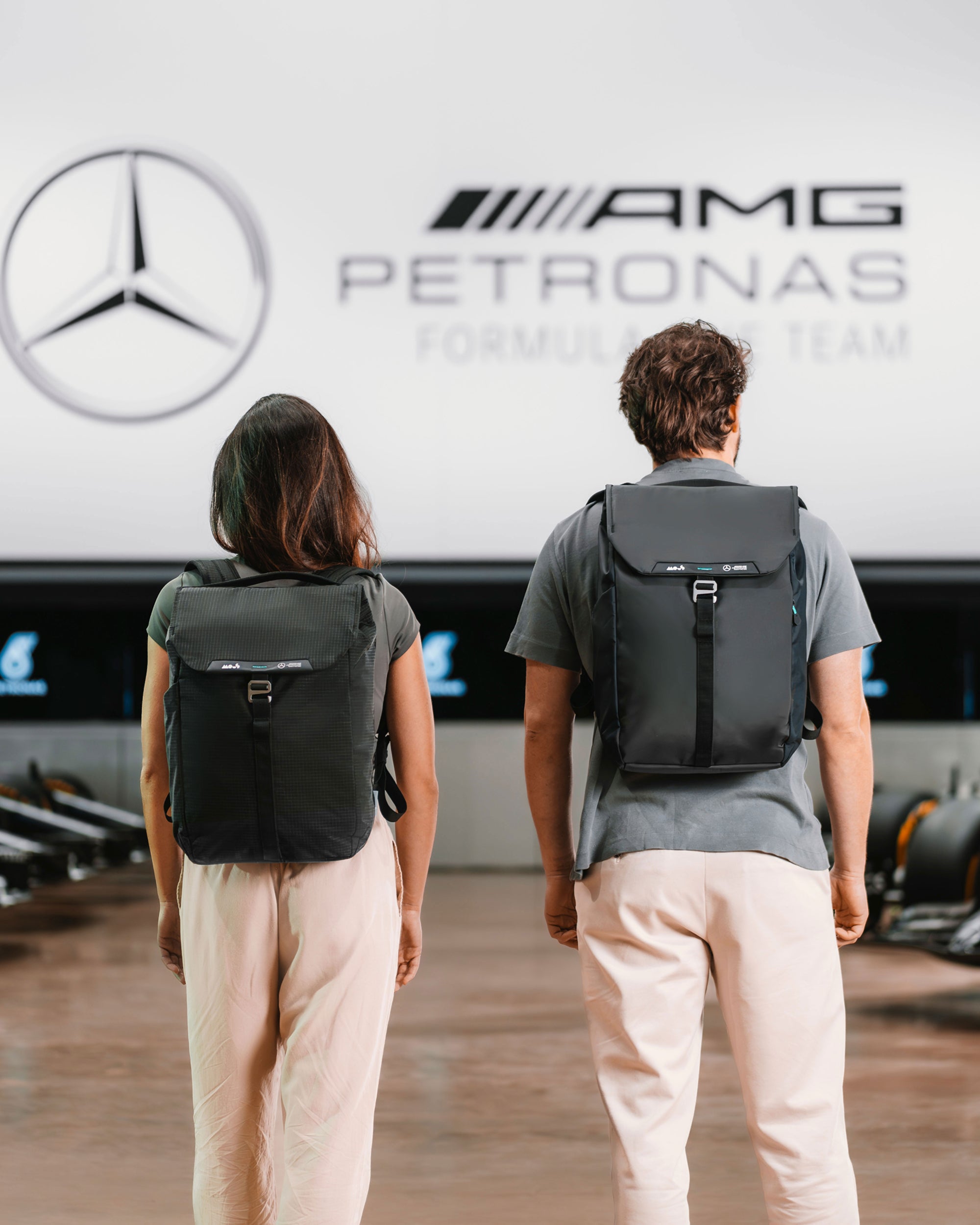 バッグ merukeru Mous | Day Backpack x Mercedes-AMG F1| Water Resistant | UltraTex