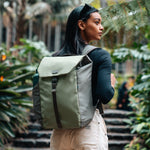 Everyday Day Backpack Water-Resistant Protective Bag Sage Green