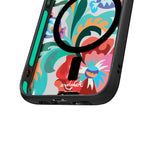 Magsafe-compatible phone cases showcasing beautiful Ukrainian designs by Victoria Radochyna for War Child | iPhone 15 Plus,iPhone 15,iPhone 14 Plus,iPhone 14