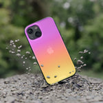 Clear colour pink iridescent purple iPhone case | iPhone 15,iPhone 15 Plus