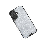 Ultra protective MagSafe silver marble iPhone 16 case | iPhone 16,iPhone 16 Plus