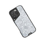 MagSafe compatible protective iPhone 16 Pro case silver glitter | iPhone 16 Pro Max,iPhone 16 Pro