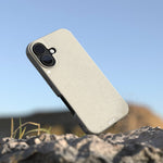 Magnetic MagSafe iPhone 16 protective case beige stone | iPhone 16,iPhone 16 Plus