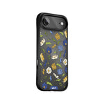 Floral Blue Protective Phone Case - Flowers