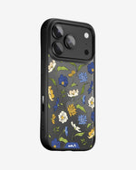 Floral Blue Protective Phone Case - Flowers MagSafe