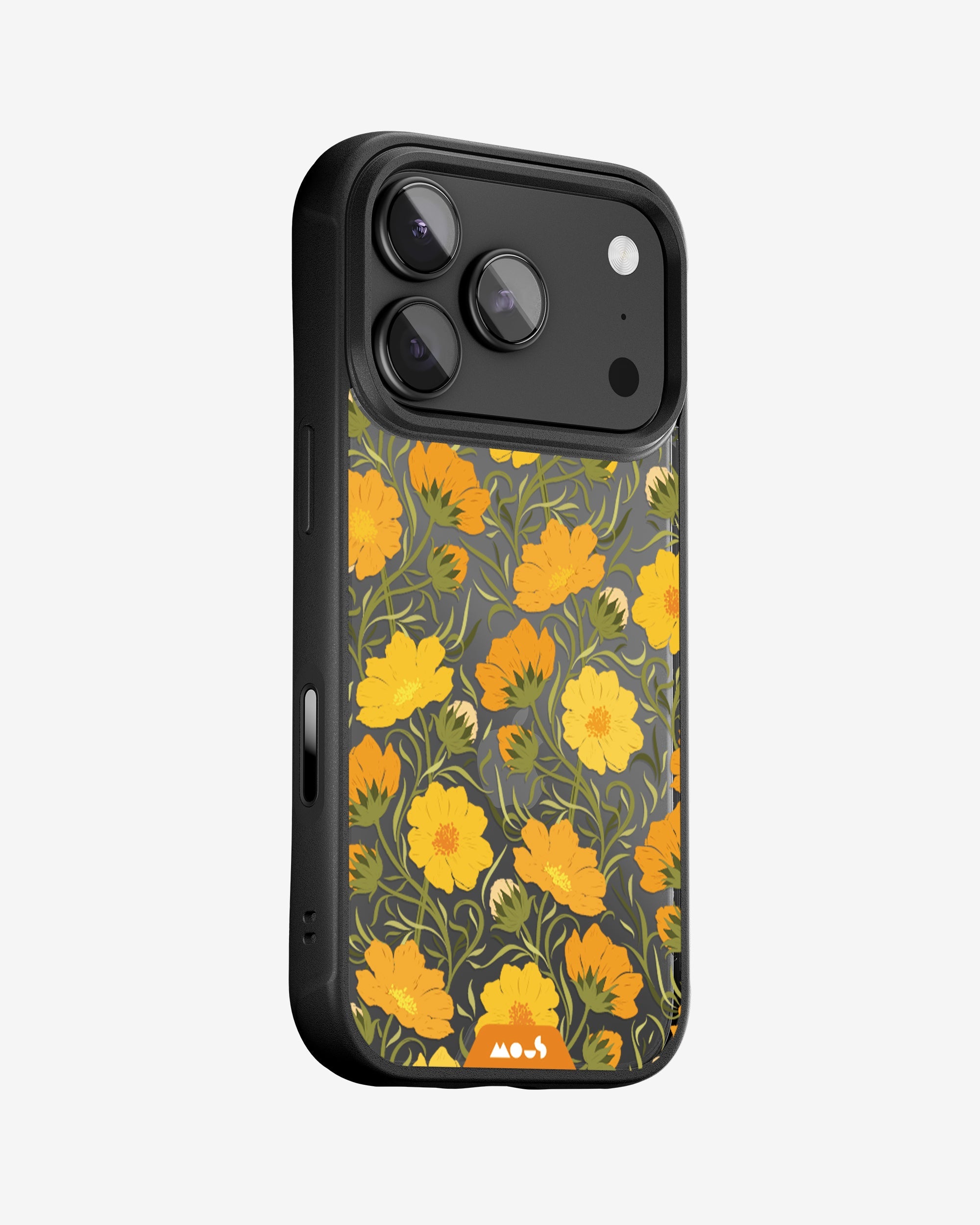 Mous | Cosmos Orange Protective Phone Case - Flowers