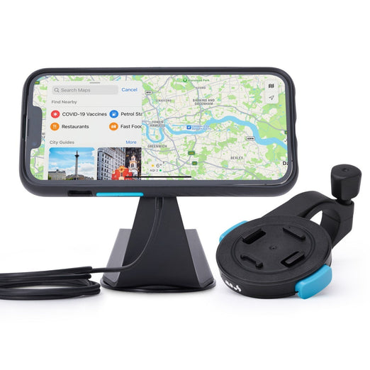 suction mount wireless magsafe charging kit iphone bike cycle mount