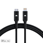 Apple iPhone certified charging cable lightning to USB-C safe quick fast charging long-lasting cable | 1.5m * hide-pcp