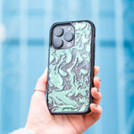 hover-image, Clear Protective Phone Case Transparent Qi Wireless Charging Marbled Sage Green Design | iPhone 14 Pro Max,iPhone 14 Pro,iPhone 14 Plus,iPhone 14,iPhone 13 Pro Max,iPhone 13 Pro,iPhone 13,iPhone 13 mini,iPhone 12 Pro Max,iPhone 12 Pro,iPhone 12,iPhone 12 mini,iPhone 15,iPhone 15 Plus,iPhone 15 Pro,iPhone 15 Pro Max