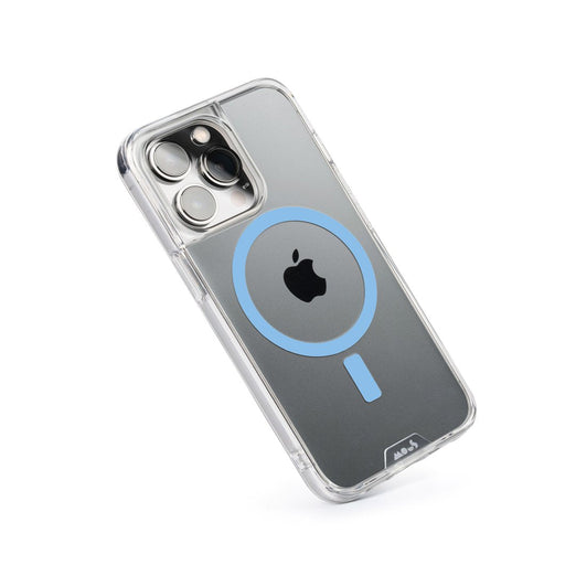 Clear blue infinity magsafe iphone case