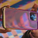 Phone case multicoloured clear