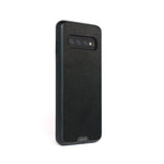 Black Leather Indestructible Samsung S10 Case | Galaxy S10