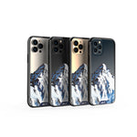 Clear Protective Phone Case Transparent Qi Wireless Charging Snow Mountain K2 Henry Fraser Design | iPhone 12 Pro Max,iPhone 12 Pro