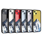 Clear Protective Phone Case Transparent Qi Wireless Charging Snow Mountain K2 Henry Fraser Design | iPhone 14 Plus,iPhone 14