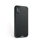 Black Leather Protective iPhone XS Max Case | Black Leather