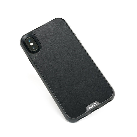 Black Leather Indestructible iPhone XS Max Case